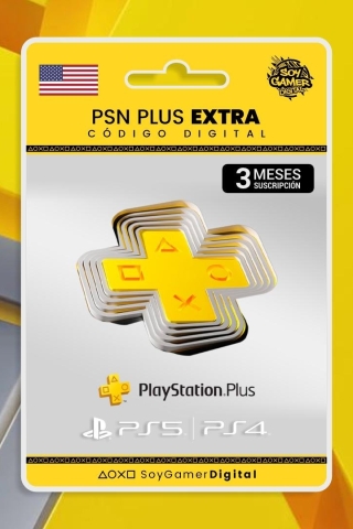 PSN PLUS EXTRA 3 MESES CUENTA USA