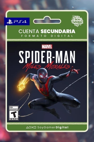 SECUNDARIA Marvel Spiderman Miles Morales PS4