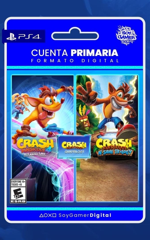 PRIMARIA Crash Bandicoot Quadrilogy PS4