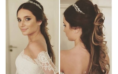 Tiara de Hojitas para 15 Años: Elegancia y Brillo Natural | Trihada Accesorios
