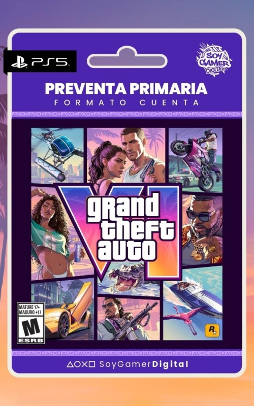 PREVENTA PRIMARIA GTA VI PS5 (LANZAMIENTO 19/11/26]