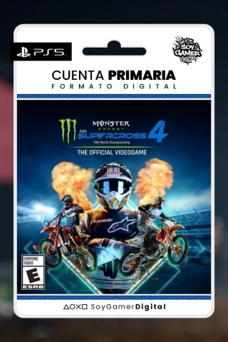 PRIMARIA Monster Energy Supercross - The Official Videogame 4 PS5