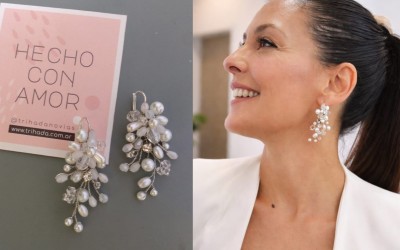 Aros Cascada Trihada: Elegancia Distintiva para Novias e Invitadas