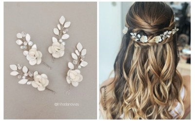 Pins de Rositas para Novias y Eventos | Tocados Trihada