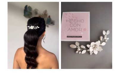 Tocado Mini Amelia: Accesorio de Novia y Eventos | Trihada