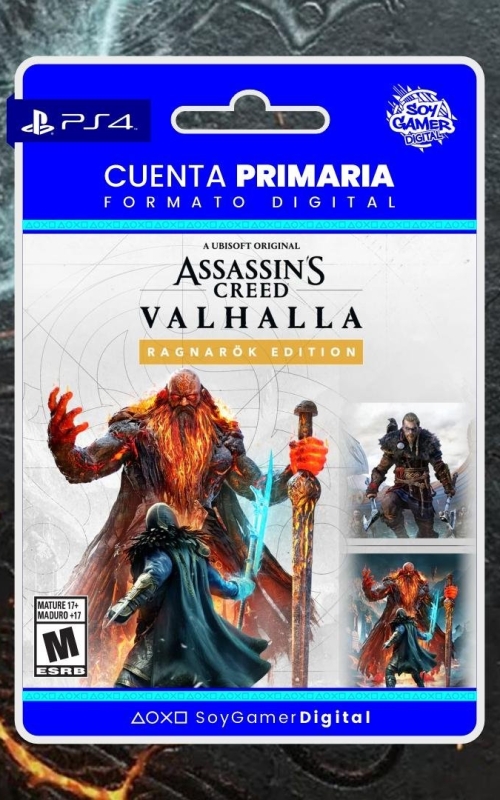 PRIMARIA Assassins Creed Valhalla Ragnarok Edition PS4