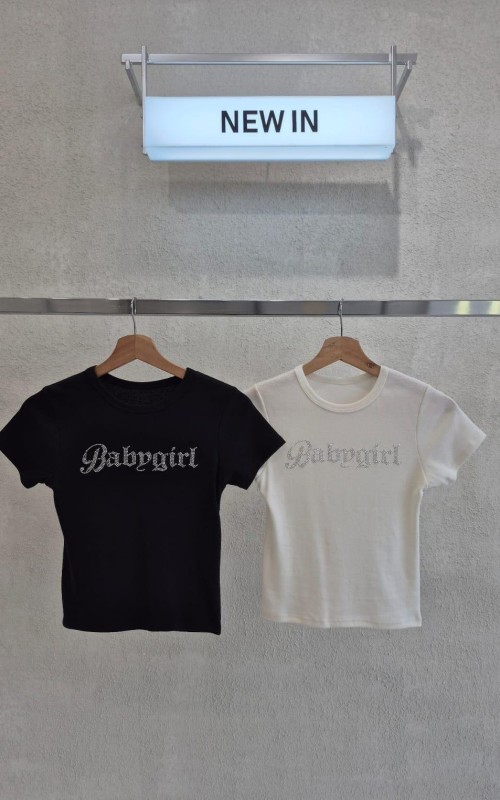 REMERA RIBB HOT FIX "BABY GIRL" - Art.132A