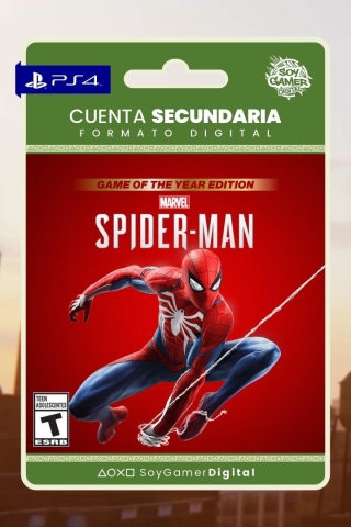 SECUNDARIA Marvels Spiderman GOTY Edition PS4