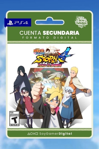 SECUNDARIA Naruto 4 PS4