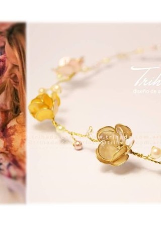 Tiara de Rositas Exclusiva para Cortejo y Eventos - Trihada Argentina