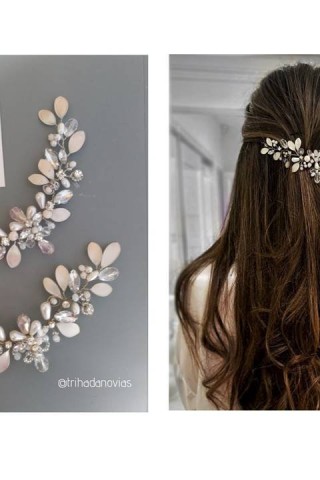 Tocado Petit Lena: Accesorios Exclusivos para Quinceañeras Trihada